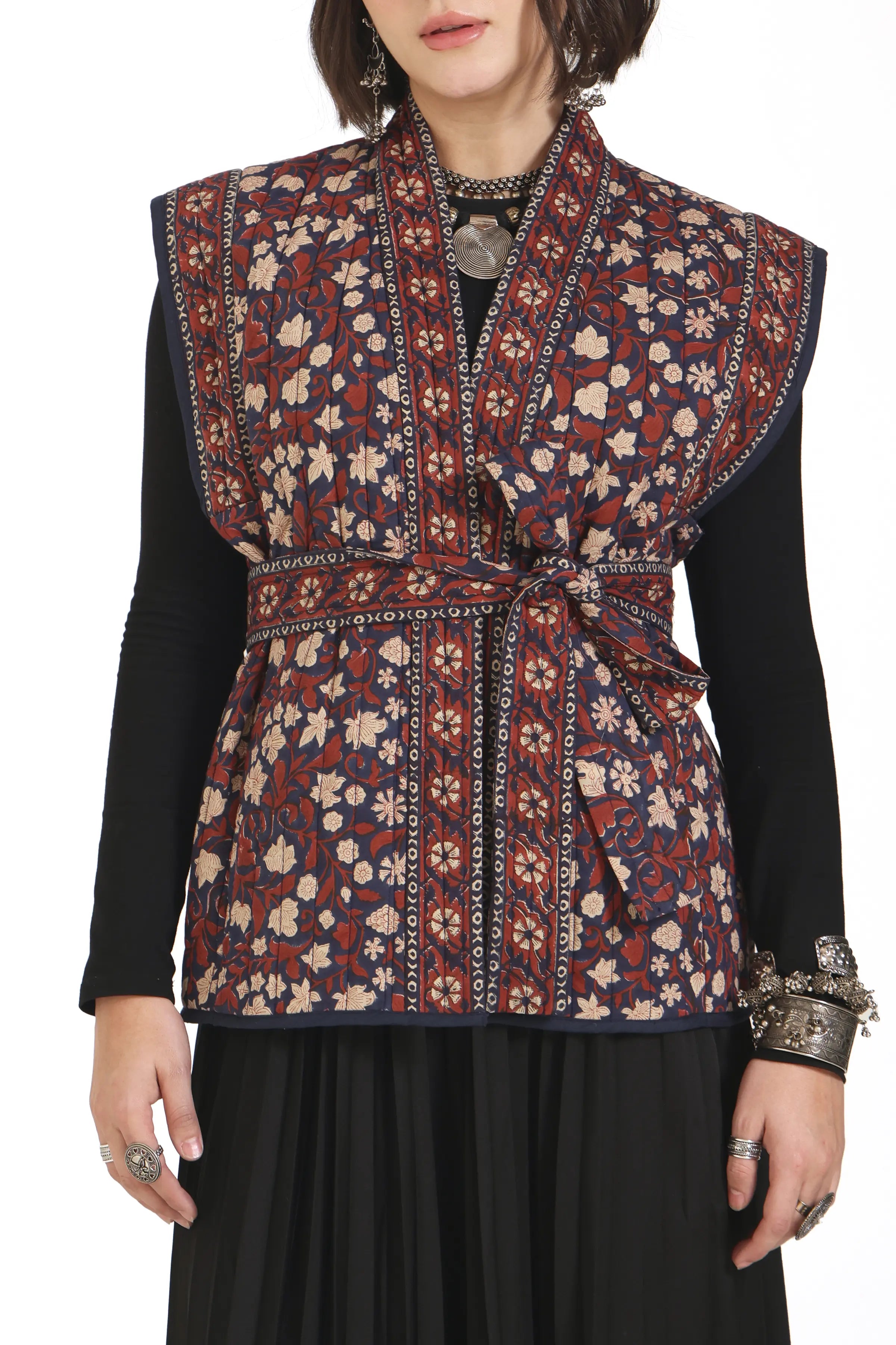 What Remains Kimono Jacket in Blue