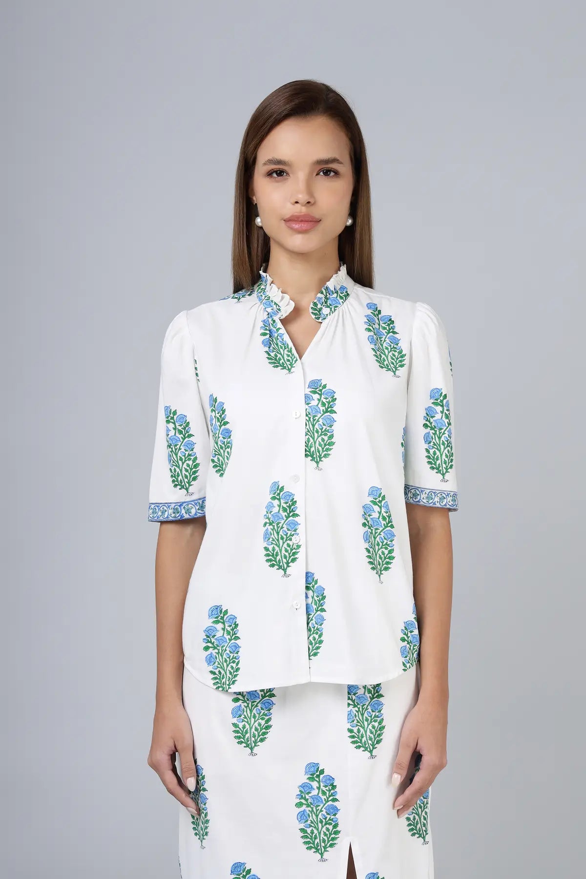 Lajjo Shirt-Blue
