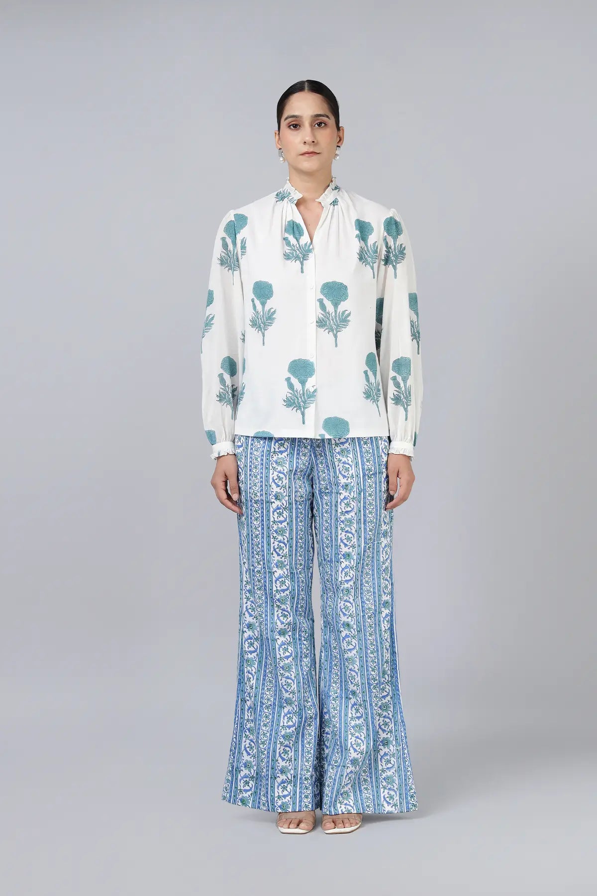 Geeta Shirt- Teal