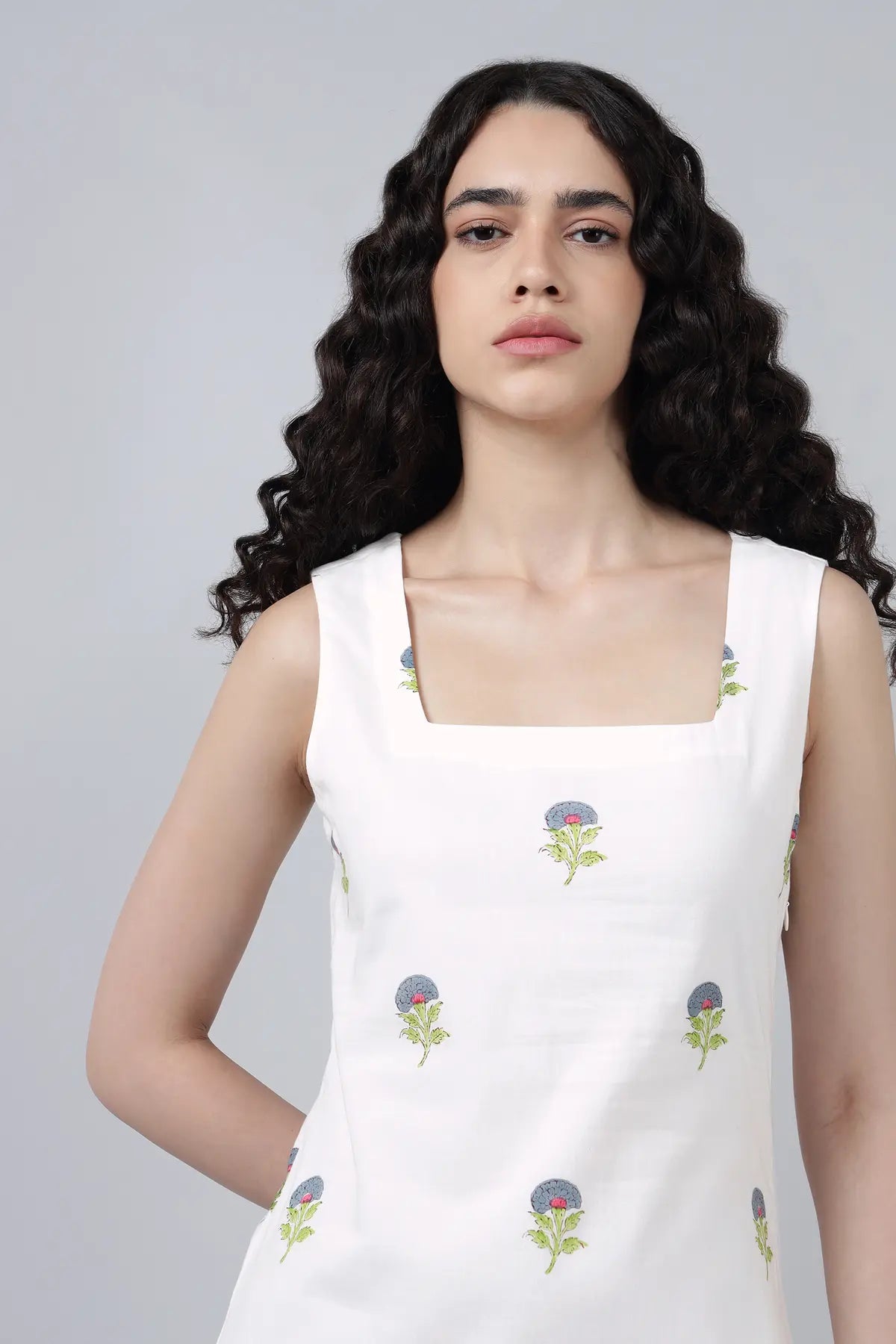 Indri Dress- Grey