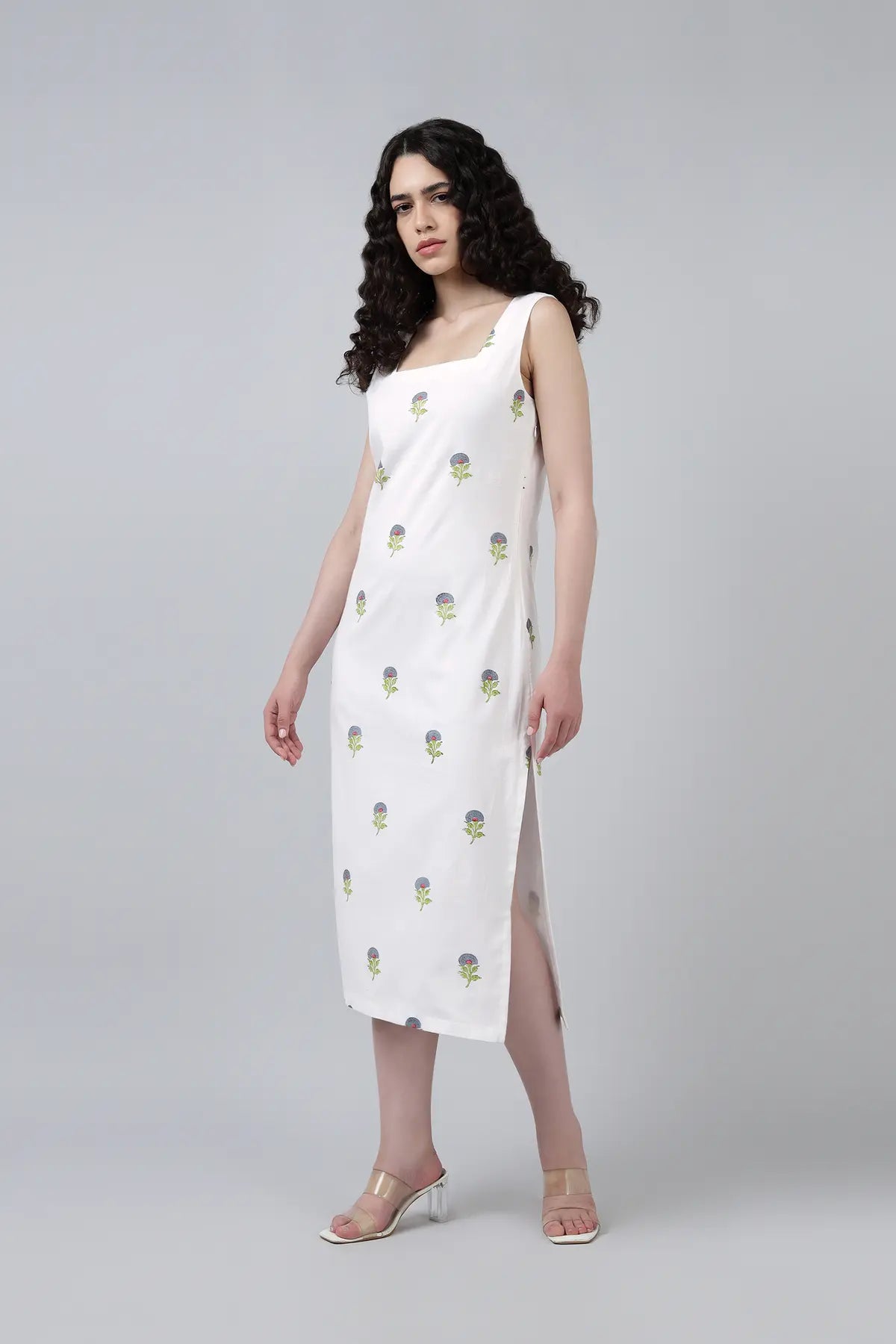 Indri Dress- Grey