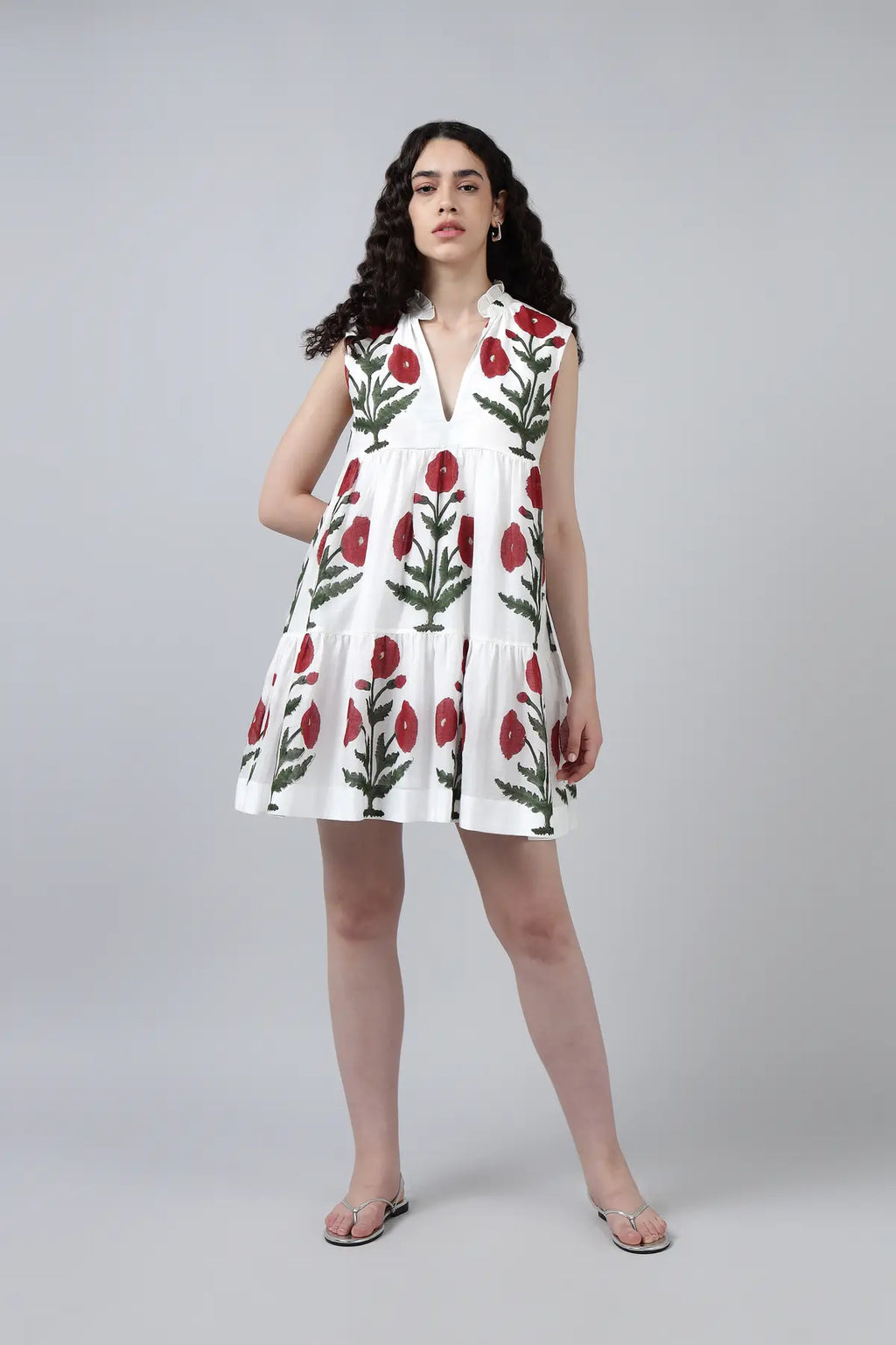 Maya Dress-Maroon