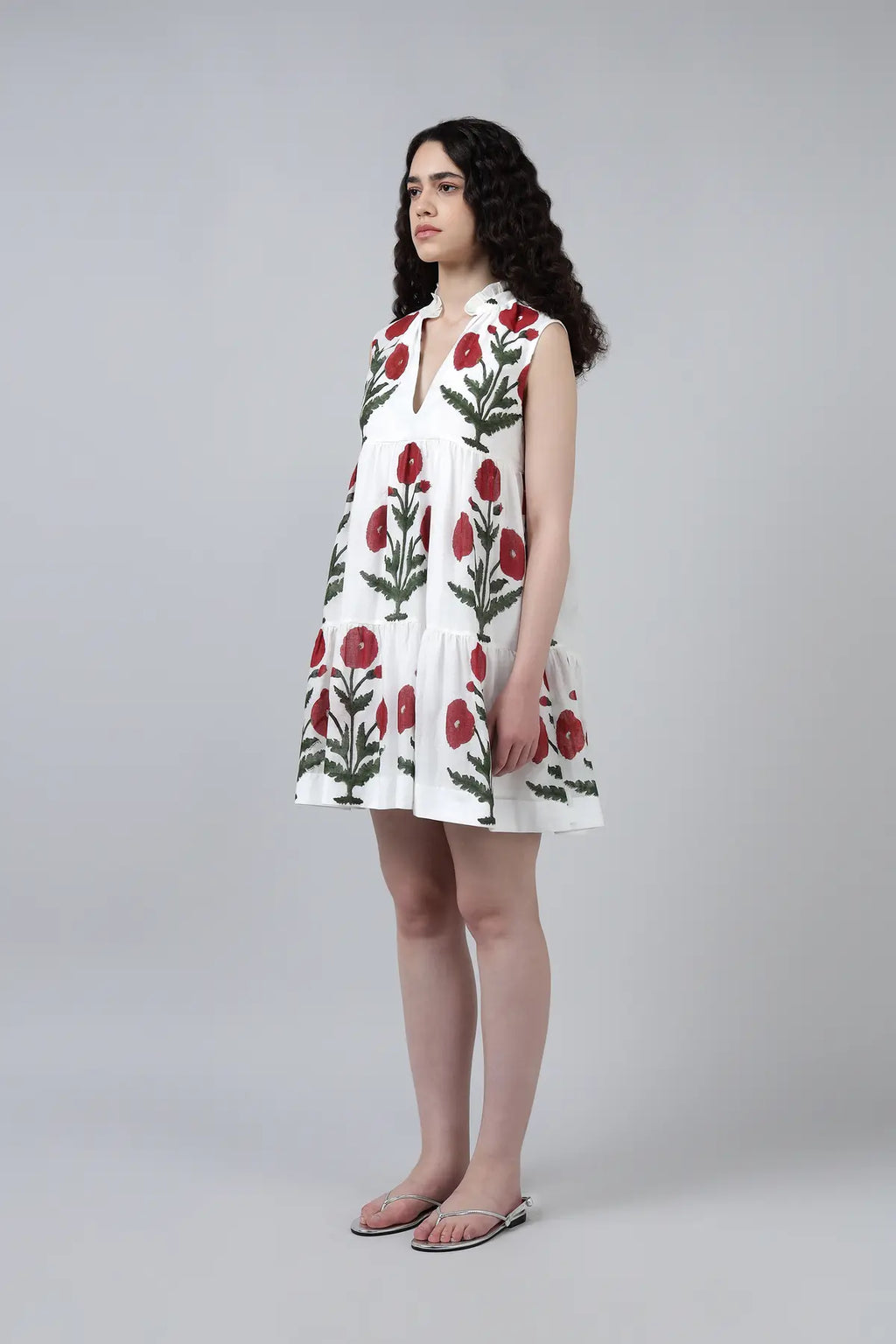 Maya Dress-Maroon