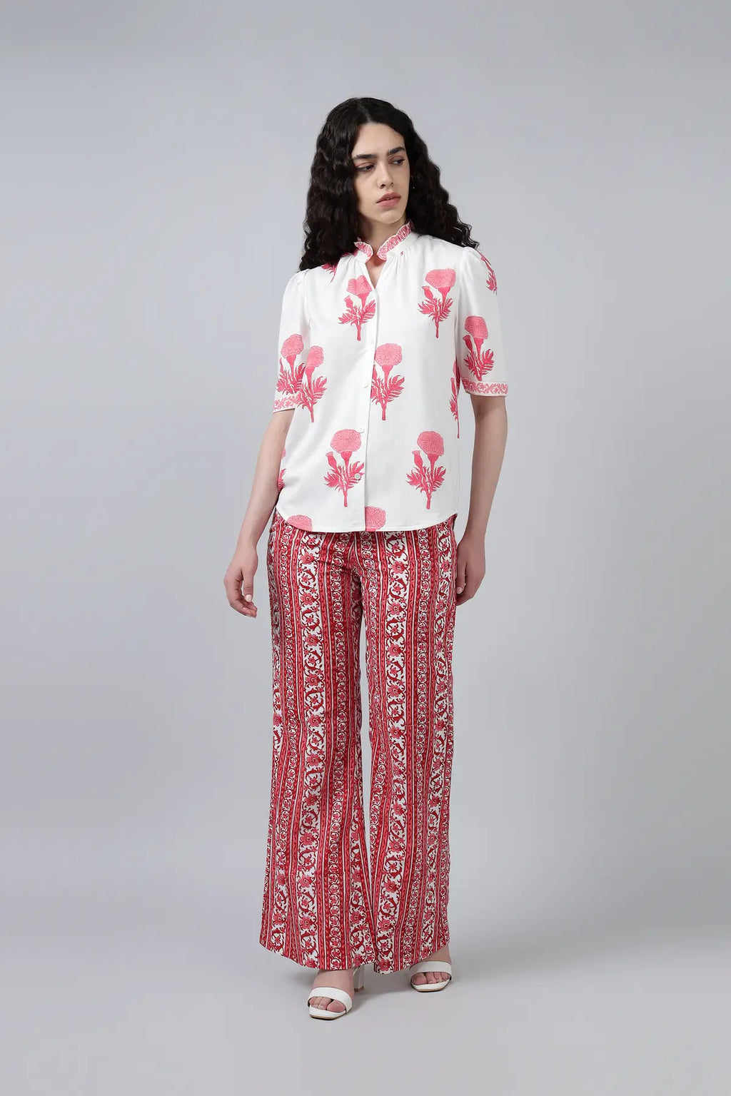 Nirmal Set- Red