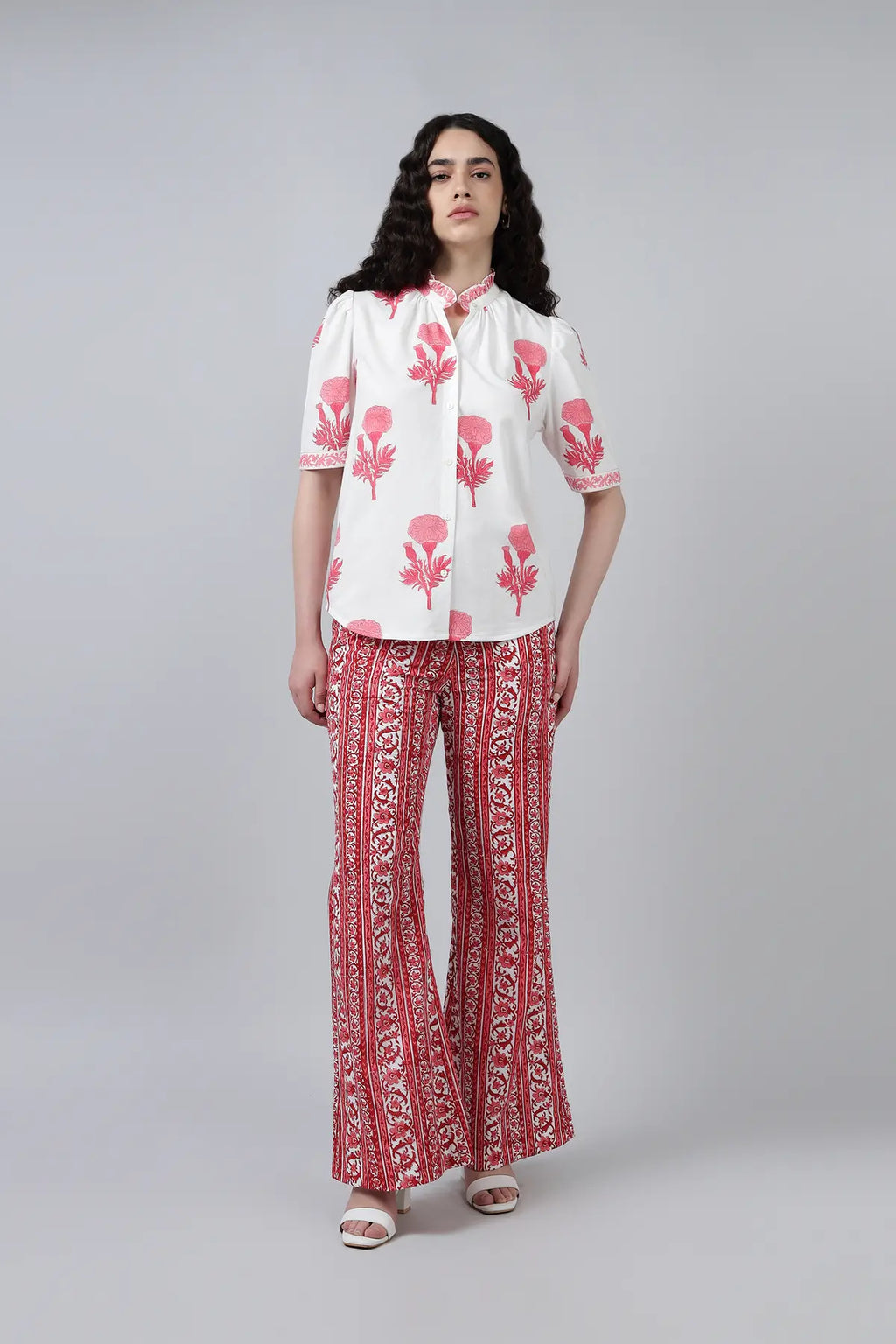 Nirmal Set- Red