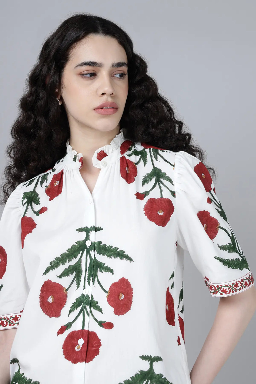 Lajjo Shirt- Maroon