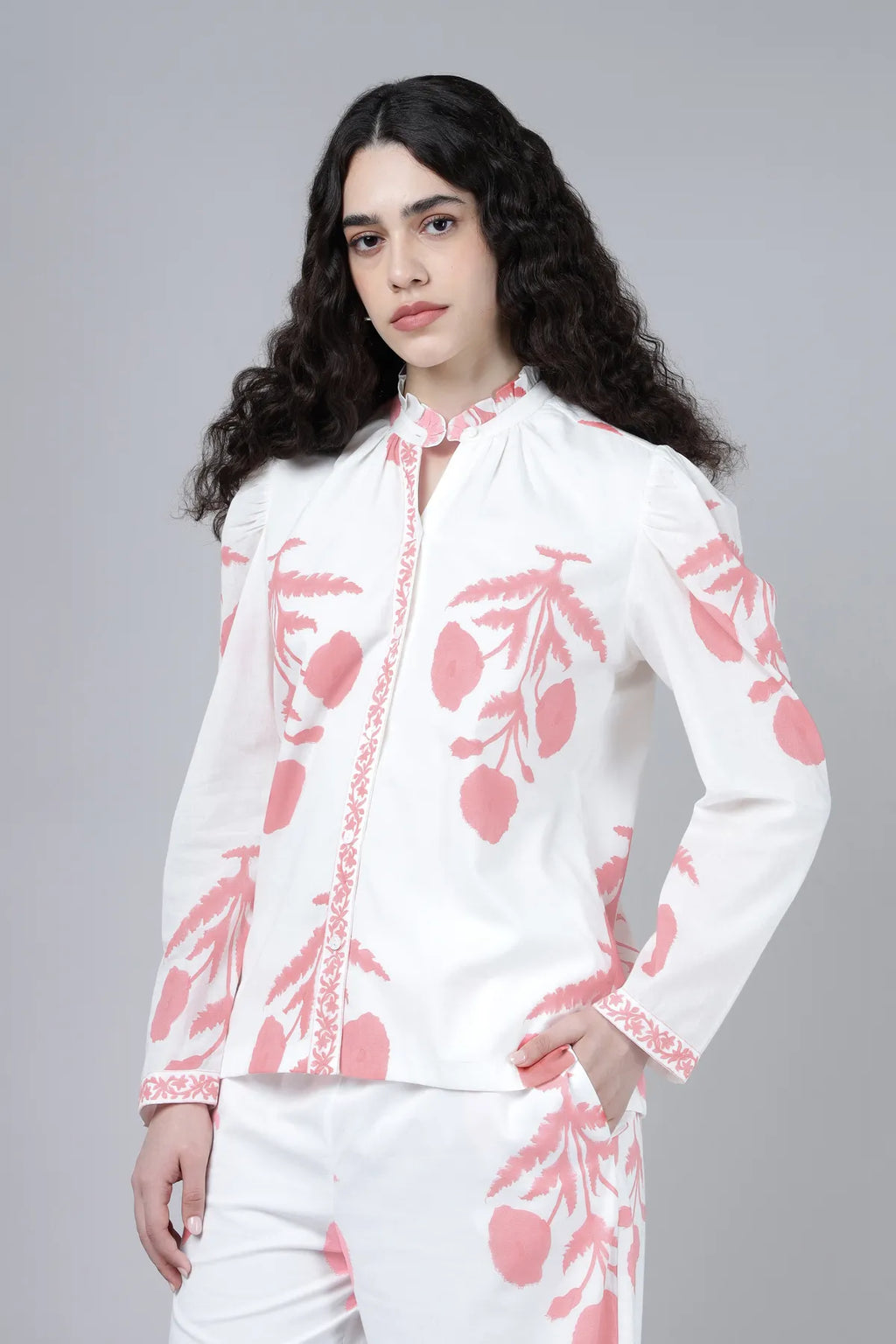 Rukmini Shirt- Blush Pink